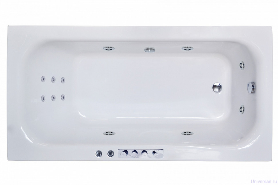 Акриловая ванна Royal Bath ACCORD COMFORT 180х90х64 с гидромассажем 