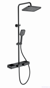 Душевая система с термостатом WONZON & WOGHAND, Черный матовый (WW-B3552-MB) Душевая система с термостатом WONZON & WOGHAND, Черный матовый (WW-B3552-MB)