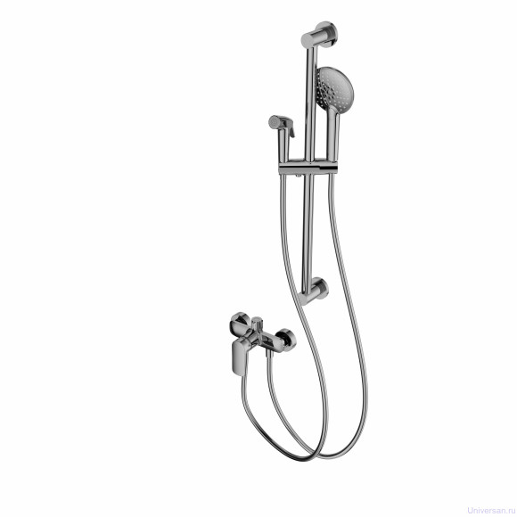 Смеситель для душа с гарнитуром WONZON & WOGHAND, Хром (WW-A4888-CR) 