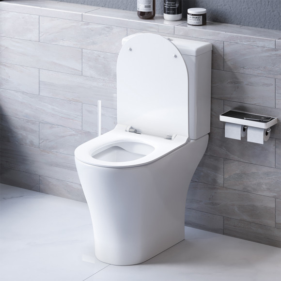 DX86C8600SC Sirius унитаз-компакт безободковый с сиденьем микролифт 