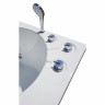 Акриловая ванна Royal Bath HARDON DE LUXE 200x150x75 с гидромассажем 
