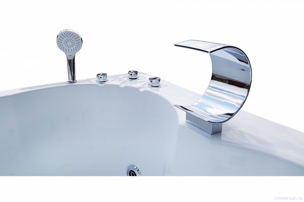 Акриловая ванна Royal Bath HARDON DE LUXE 200x150x75 с гидромассажем 
