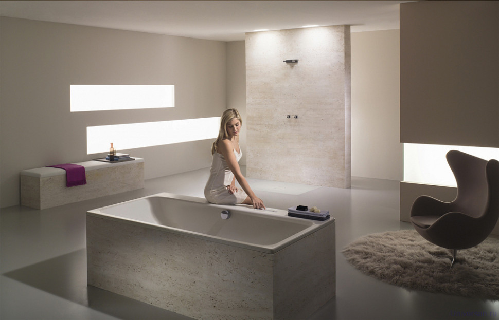 Стальная ванна Kaldewei Asymmetric Duo 744 с покрытием Easy-Clean 190x100 см 274400013001 