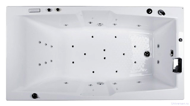 Акриловая ванна Aquanet Vega 190x100 см 