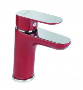 Смеситель для раковины Fiore KEVON CHIC 81RX8123, хром/красный Смеситель для раковины Fiore KEVON CHIC 81RX8123, хром/красный