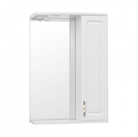 Зеркальный шкаф Style Line Олеандр-2 55/С, белый 