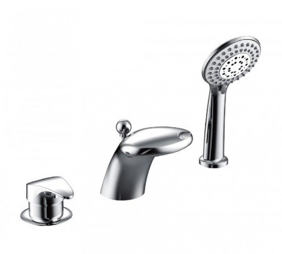 Смеситель на борт ванны Bravat Cobra F5140197CP-1-RUS, хром Смеситель на борт ванны Bravat Cobra F5140197CP-1-RUS, хром