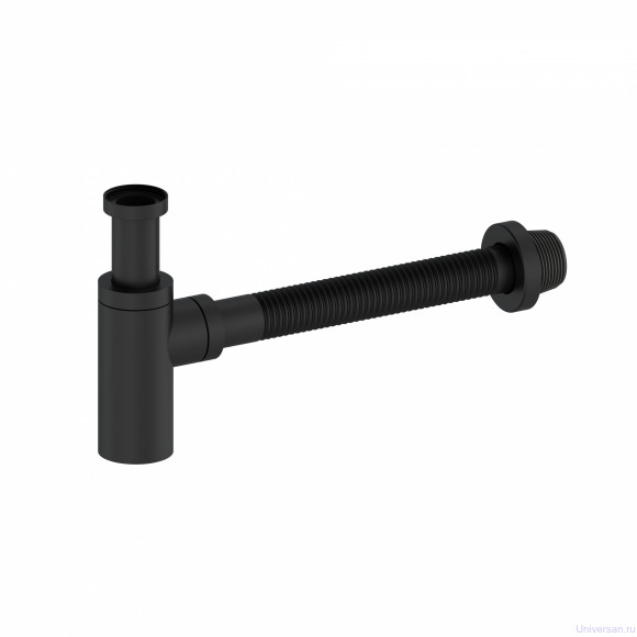 Сифон для раковины WONZON & WOGHAND, Черный матовый (WW-88SS101-MB) 