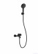 Смеситель для ванны с душем WONZON & WOGHAND, Черный матовый (WW-4530-MB) 