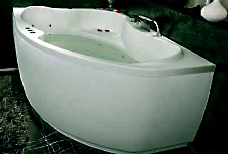 Акриловая ванна Aquanet Capri 160x100 см L 