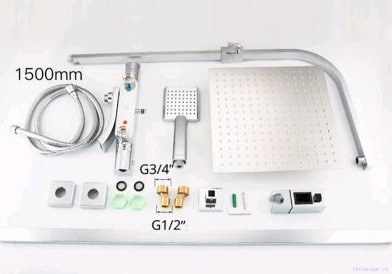 Душевая стойка Gappo G2407-40 с термостатом 