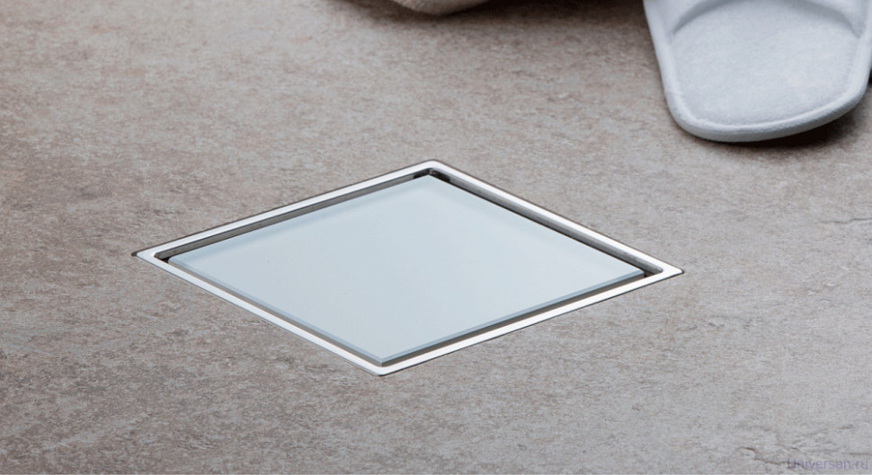 Душевой трап Pestan Confluo Standard White Glass 1 15x15 