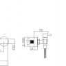 Гигиенический душ Bravat D9141BW-RUS со смесителем, черный 