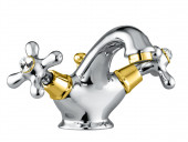Смеситель для раковины Fiore MARGOT SKY (SWAROVSKI®) 01CO0622, хром/золото Смеситель для раковины Fiore MARGOT SKY (SWAROVSKI®) 01CO0622, хром/золото