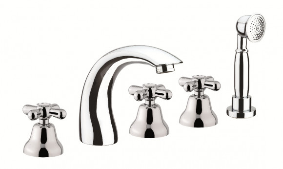 Смеситель на борт ванны Fiore MARGOT 26ZZ0608, бронза Смеситель на борт ванны Fiore MARGOT 26ZZ0608, бронза