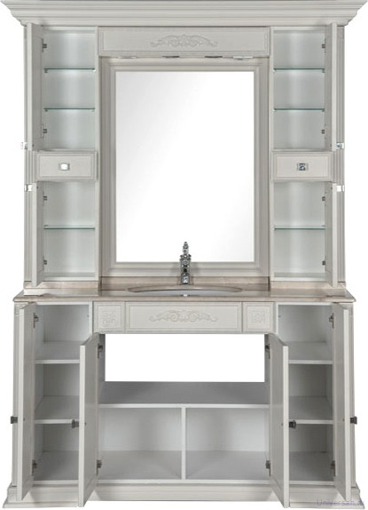 Зеркало-шкаф Aquanet Кастильо 160 белый 