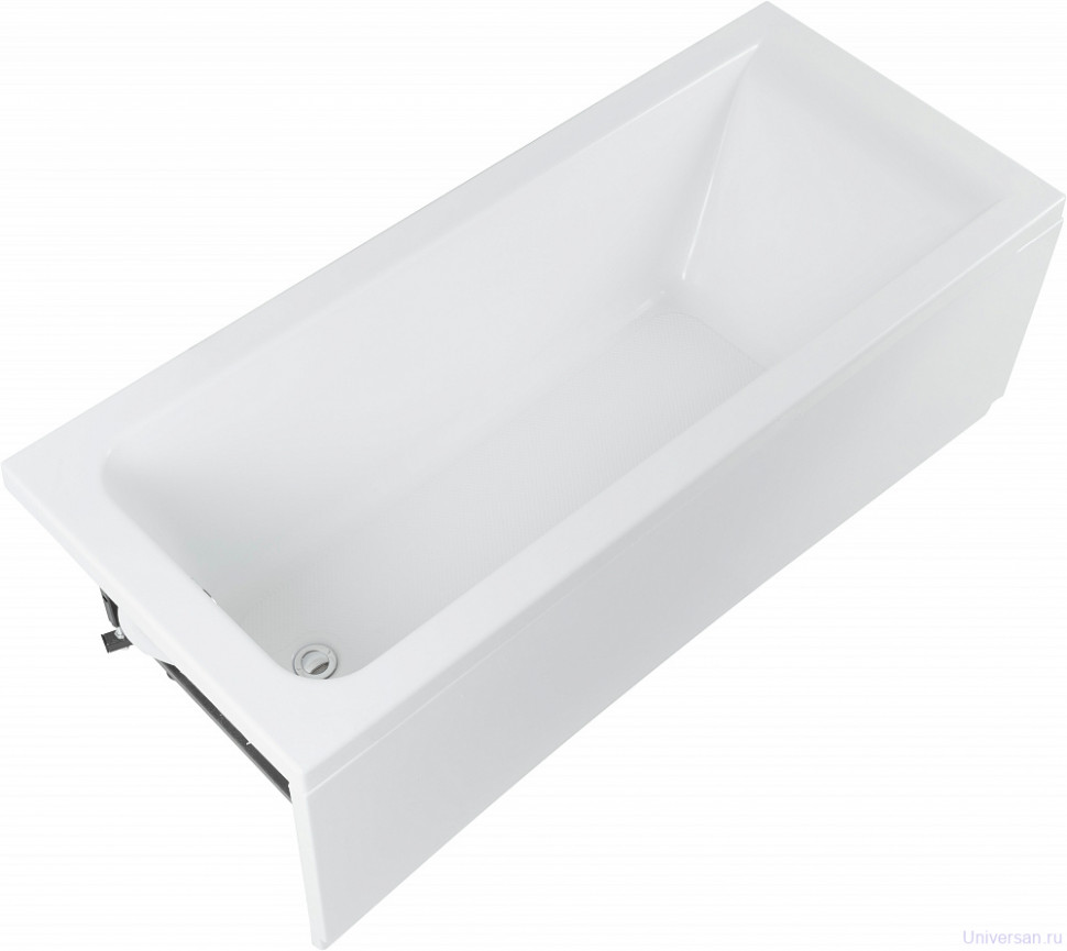 Акриловая ванна Aquanet Bright 170x70 с каркасом, белая 