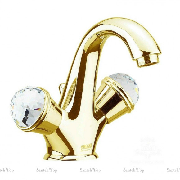 Смеситель для раковины Fiore XT SKY (SWAROVSKI®) 17OO0623, золото 