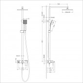 Душевая система Timo Selene SX-1030/00 хром