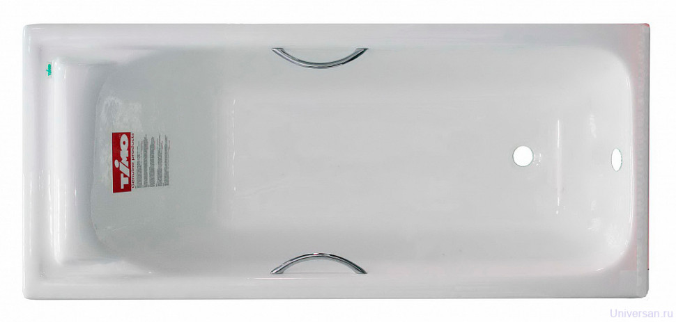 Чугунная ванна Timo Tarmo 180x80 с ручками 