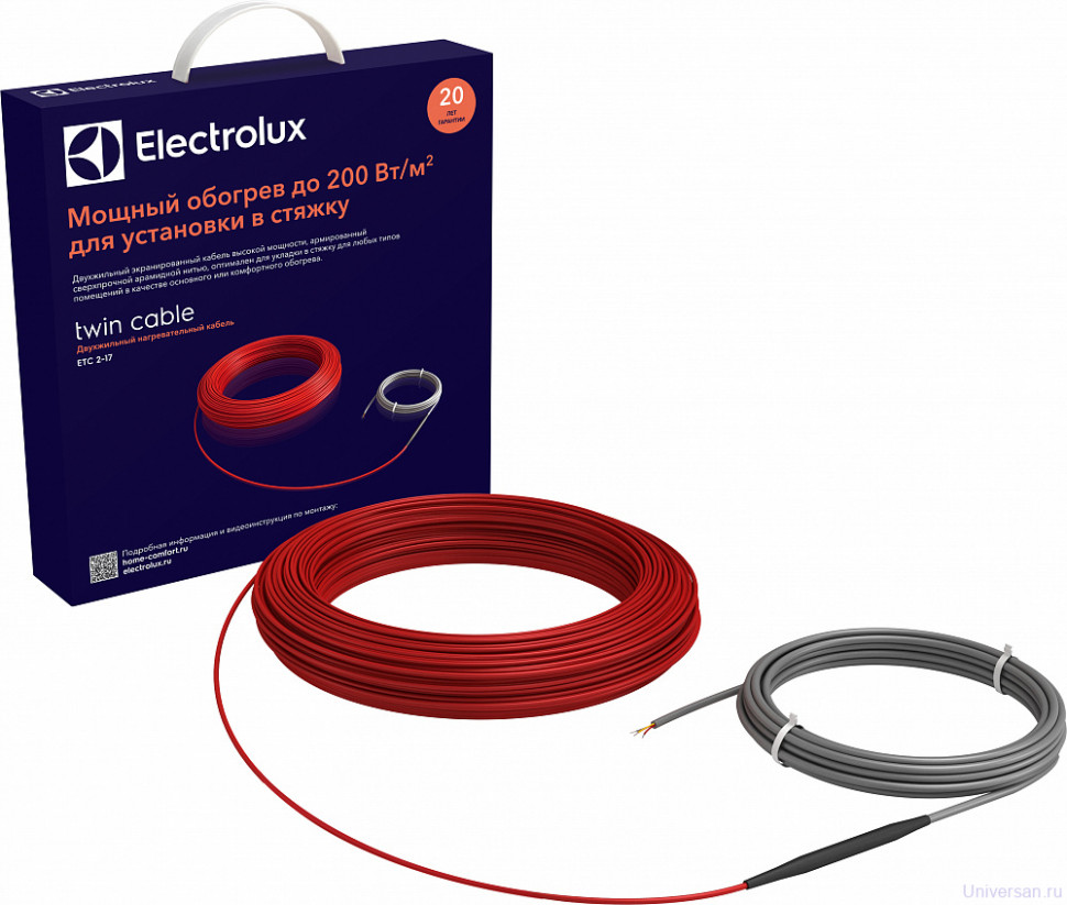 Теплый пол Electrolux Twin Cable ETC 2-17-1500 