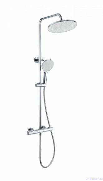 Душевая система с термостатом WONZON & WOGHAND, Хром (WW-B3013-T1-CR) 