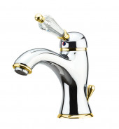 Смеситель для раковины Fiore IMPERIAL-SKY (SWAROVSKI®) 82CO5221, хром/золото Смеситель для раковины Fiore IMPERIAL-SKY (SWAROVSKI®) 82CO5221, хром/золото