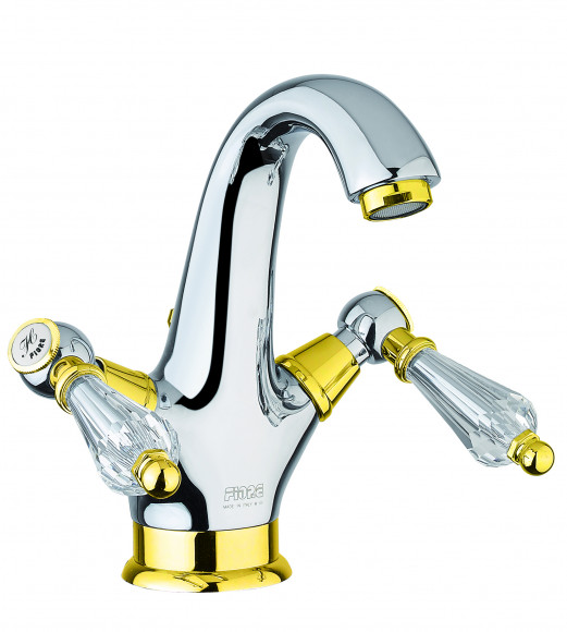 Смеситель для раковины Fiore GIOIELLI (SWAROVSKI®) 08CO0623, хром/золото Смеситель для раковины Fiore GIOIELLI (SWAROVSKI®) 08CO0623, хром/золото