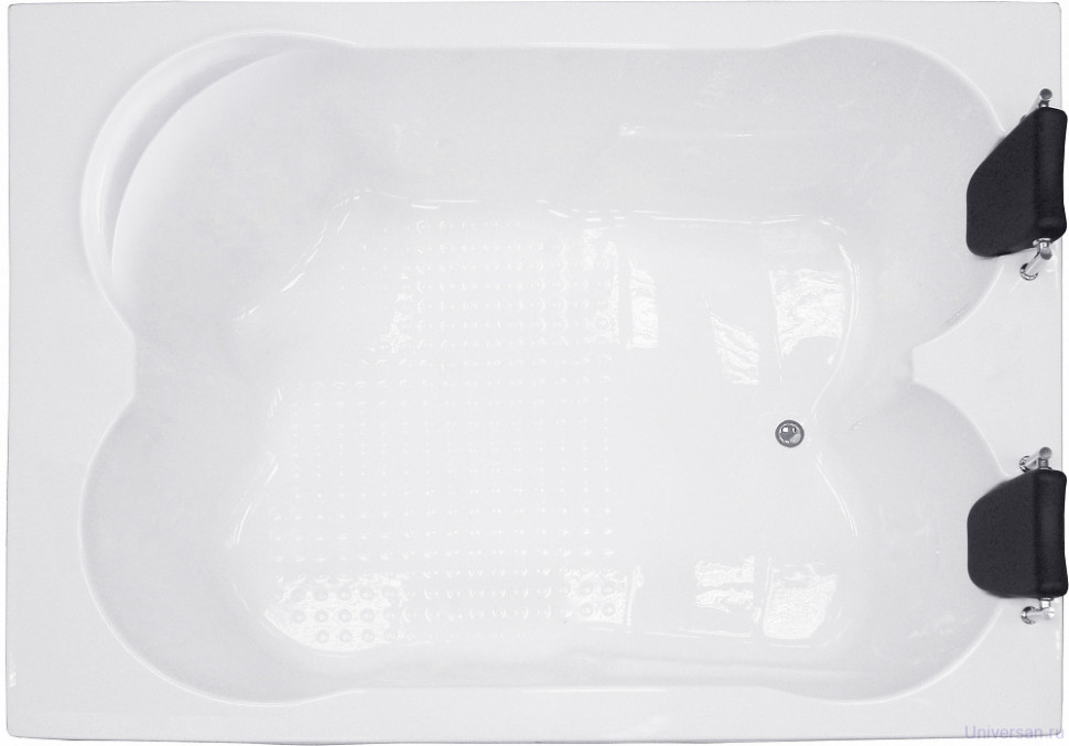 Акриловая ванна Royal Bath Hardon 200 см с каркасом + слив-перелив 