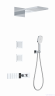 Душевая система с термостатом встраиваемая WONZON & WOGHAND, Хром (WW-D4538-A-CR) 