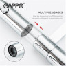 Смеситель для кухонной мойки Gappo G4398-15 хром/черный 