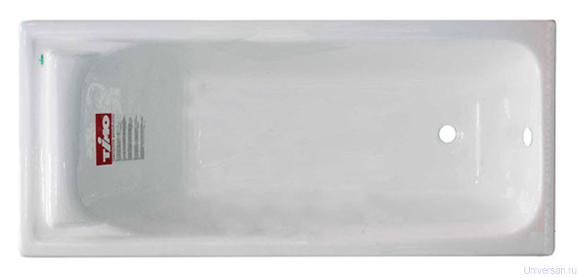 Чугунная ванна Timo Tarmo 3S 180x80 углублённая без ручек 