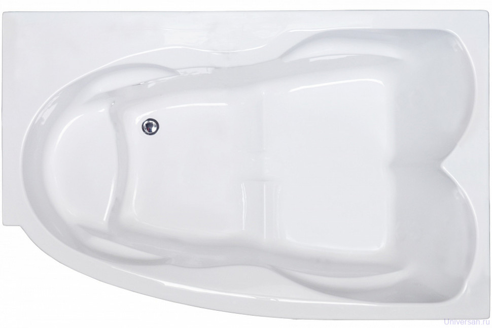 Акриловая ванна Royal Bath Shakespeare RB652100 R 170x110 см с каркасом 