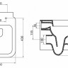 Комплект BelBagno 4 в 1 Унитаз JANICE BB124CH+Система инсталляции BB002-80+Кнопка BB005-PR-CHROME 