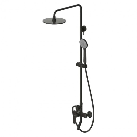 Душевая система Bravat Rhein F6429564BW-A-ENG, черный 