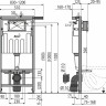 Система инсталляции для унитазов AlcaPlast Jadromodul AM102/1120 