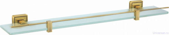 Стеклянная полка для ванной WONZON & WOGHAND, Бронза (WW-7227) 