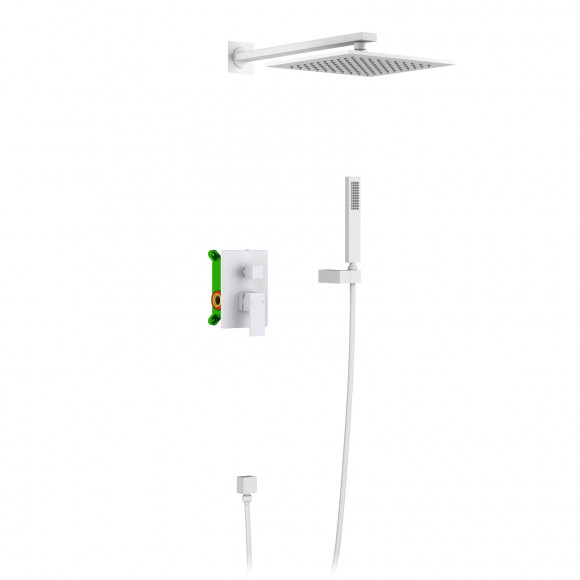 Душевая система встроенная Timo Selene SX-2069/16SM белый матовый Душевая система встроенная Timo Selene SX-2069/16SM белый матовый