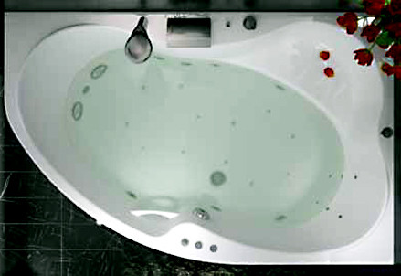 Акриловая ванна Aquanet Capri 160x100 см R 