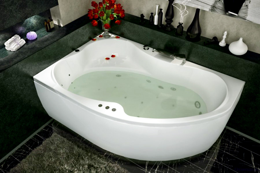 Акриловая ванна Aquanet Capri 170x110 см L 