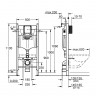 Система инсталляции для унитазов Grohe Solido Compakt 38939000 2 в 1 