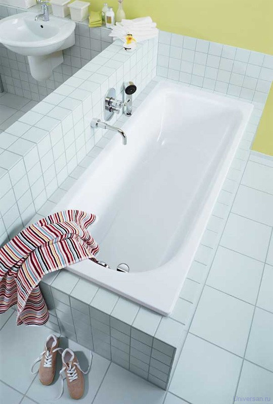 Стальная ванна Kaldewei Advantage Saniform Plus 375-1 с покрытием Easy-Clean 180x80 см 112800013001 