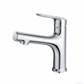 Смеситель для раковины с выдвижным изливом WONZON & WOGHAND, Хром (WW-AE4151-CR) Смеситель для раковины с выдвижным изливом WONZON & WOGHAND, Хром (WW-AE4151-CR)