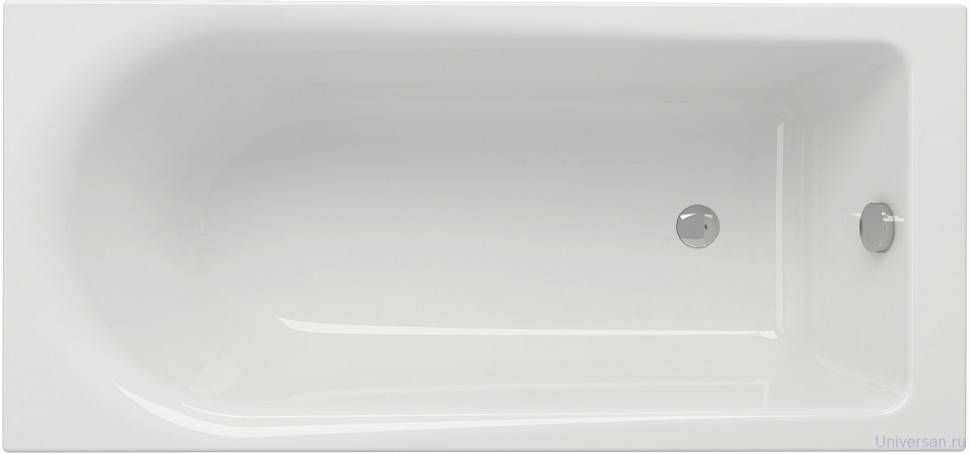 Акриловая ванна Cersanit Flavia 150 + слив-перелив 