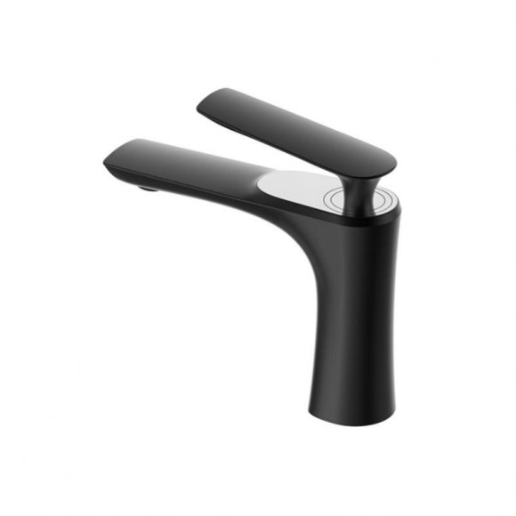 Смеситель для раковины Bravat F1390424BW-RUS, черный Смеситель для раковины Bravat F1390424BW-RUS, черный