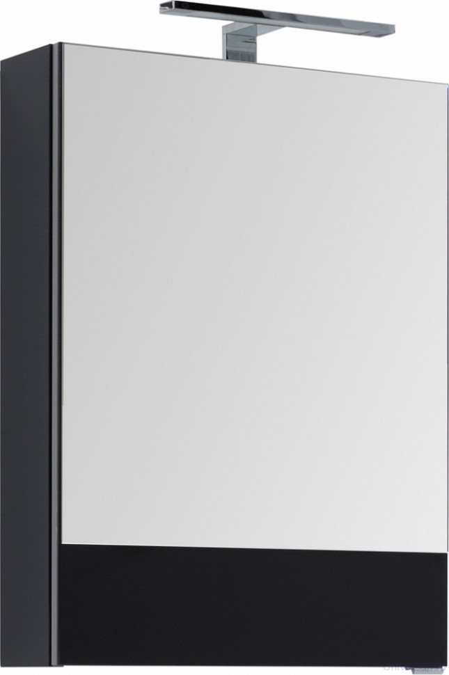 Зеркало-шкаф Aquanet Верона 50 черный 