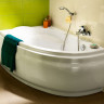 Акриловая ванна Cersanit Joanna 140x90 см L, ультра белая 