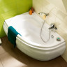 Акриловая ванна Cersanit Joanna 140x90 см L, ультра белая 