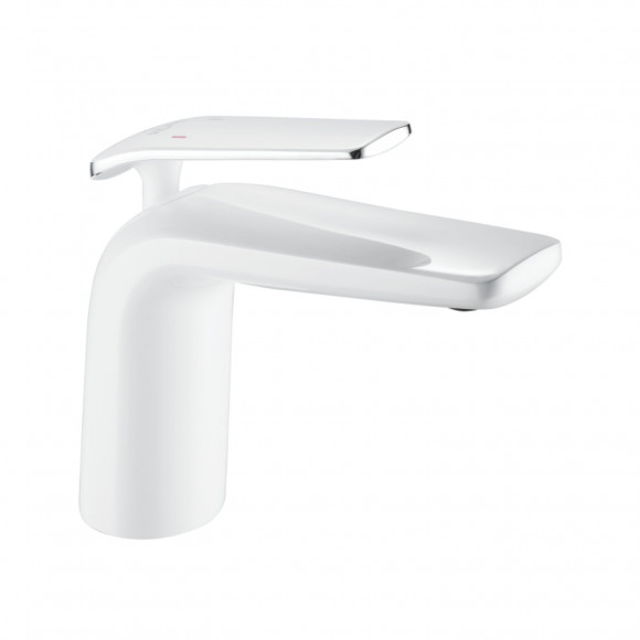 Смеситель для раковины Rose R39F R3901F, белый/хром Смеситель для раковины Rose R39F R3901F, белый/хром