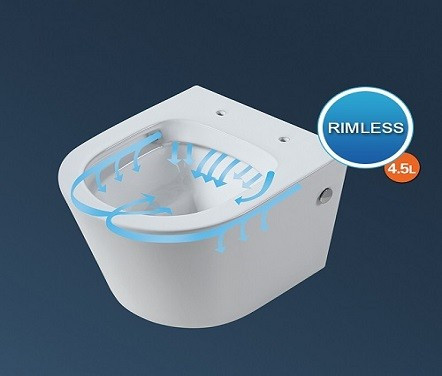 Унитаз подвесной CeramaLux B2330 